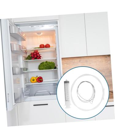 Refrigerator Drain Unblocker Kit | Flexible Clog Remover & Cleaning Brush for Fridge Drain Outlet | Reusable Dredging Tool - Buy Online on SooperMarket.com