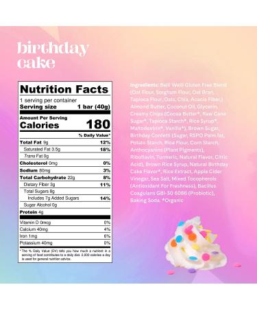 BelliWelli Vegan Gluten-Free Snack Bar Variety (8-Pack) | Low FODMAP Certified, Dairy Free, Gut Friendly with Probiotics | Guilt-Free Dessert for Breakfast | 8 Count - Buy Online on SooperMarket.com