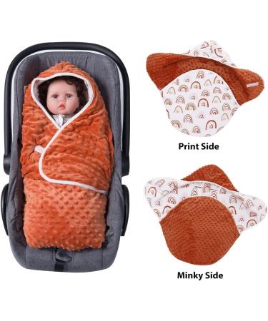 Rainbow Baby Blanket Swaddle Wrap - Soft & Warm Infant Sleeping Wrap for Boys & Girls - Unisex Receiving Blanket 0-6 Months - Buy Online on SooperMarket.com