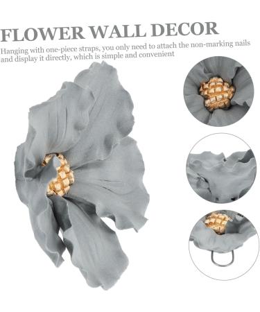 HOLIDYOYO 1 Set Ceramic Hibiscus Wall Art Outdoor Sunflower Decor Floral Wall Decoration Ceramics 7.5X7.2X2.4CM - Buy Online on SooperMarket.com