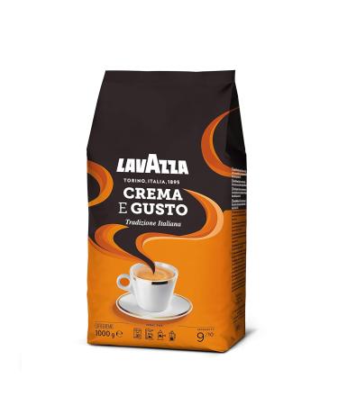 Lavazza Crema e Gusto Tradizione Italiana - Roasted Coffee Beans 1kg | Spicy Aromatic Espresso Blend - Arabica & Robusta - Buy Online on SooperMarket.com