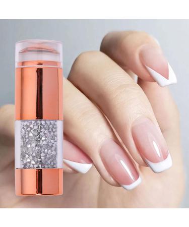 Ventdouce Double-Head Nail Stamp Set - Transparent French Nail Art Tool for DIY Manicure & Polish - Buy Online on SooperMarket.com