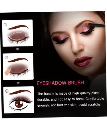 Mikinona 10pcs Nose Shadow Brush Cosmetic Brush Makeup Kits Creme Blush Makeup Eyeshadow Wooden Handle - Buy Online on SooperMarket.com