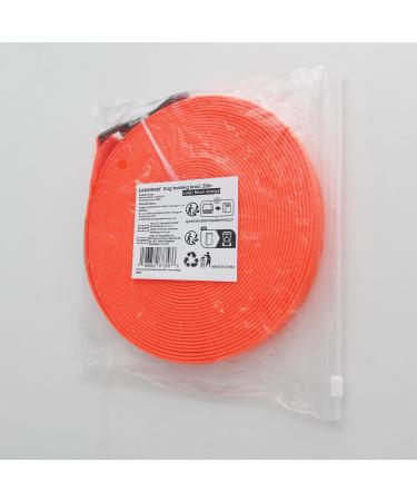 Looxmeer Rubberized Dog Tow Lines - 3m to 30m Leashes for Small & Medium Dogs - Neon Orange Training Lines - Buy Online on SooperMarket.com