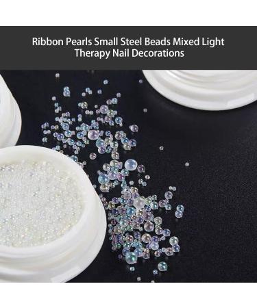 Half Round Nails Art Pearls Flatback Pearls Nail Nails Art Metal Ball Nail Caviars Beads Nails Art Supplies Nails Art Metal Ball - Buy Online on SooperMarket.com