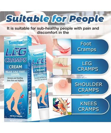 Leg Cramps Relief Ointment - Deep Penetration for Muscle Soreness - Spasm Relief Cream - Buy Online on SooperMarket.com