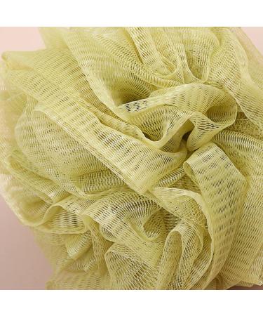 4Pcs Soft Mesh Bath Sponge Balls Set for Body Exfoliation and Shower Cleaning - 4.53inch - Buy Online on SooperMarket.com