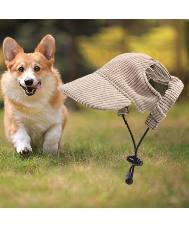 Predolo Fashionable Dog Solar Hat - Sun Protection Cap for Small Dogs | Stylish Peaked & Baseball Cap with Ear Holes - Buy Online on SooperMarket.com