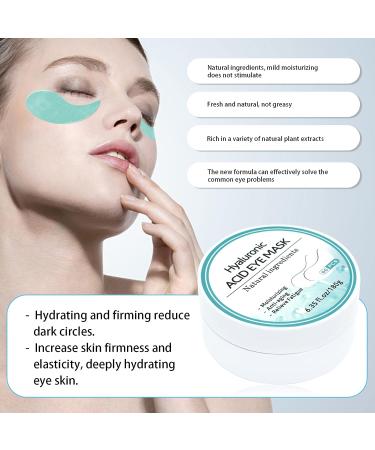 Hydrating Under Eye Patches with Hyaluronic Acid and Collagen - Reduce Dark Circles, Puffiness, and Wrinkles - 30 Pairs - Buy Online on SooperMarket.com