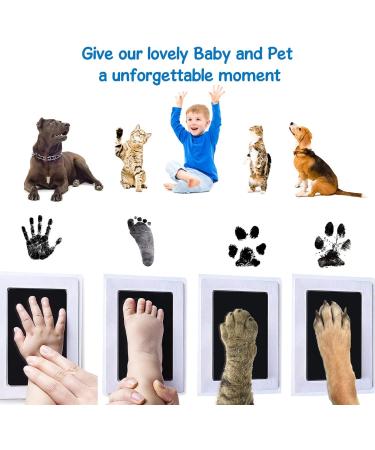 AOBETAK Baby Handprint and Footprint Kit - Inkless Clean Touch Imprint Kit for Newborns & Pets - Safe, Mess-Free Keepsake for 0-6 Months - Black - Buy Online on SooperMarket.com