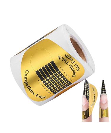 Nail Forms | Horseshoe Shaped Gel Nail Forms with Numbers Marked - Nail Extension Tips for Nail Art Tips Nail Tape for Professional Use Bukisa Horseshoe paper holders 100 pieces