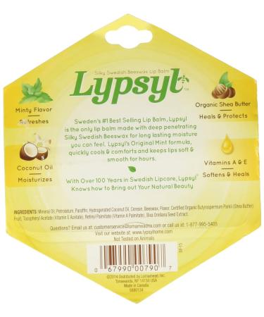 Lypsyl Lypmoisturizer Original .1oz - Pack of 5 | Hydrating Lip Balm Set - Buy Online on SooperMarket.com