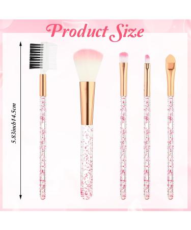 Buy WLLHYF 10-Piece Crystal Makeup Brush Set | Synthetic Fiber Tools for Flawless Foundation Eyeshadow Eyeliner & More - International Shipping Available - Buy Online on SooperMarket.com