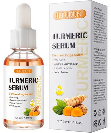 Turmeric Dark Spot Corrector Serum Oil Turmeric Serum for Dark Spots Remover Brightening Skincare for Hyperpigmentation Acne Scars & Age Spots