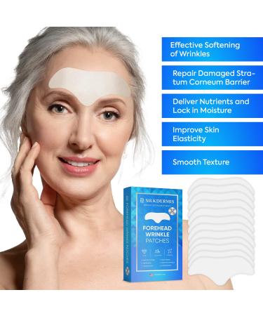 SILKDERMIS Forehead Wrinkle Patches - 12 Pack Anti Wrinkle Patches with Aloe, Collagen & Vitamin E for Forehead Wrinkles Treatment - Buy Online on SooperMarket.com