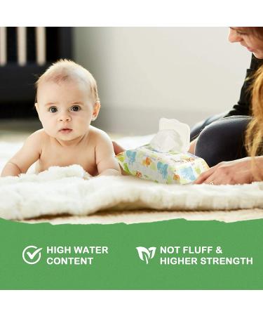 HAPPY BUM Sensitive Water Baby Diaper Wipes - Hypoallergenic, Unscented (320 Wipes) - Buy Online on SooperMarket.com