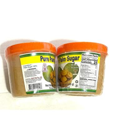 JHC 100% Pure Palm Sugar 14 oz. - Product of Thailand (2 Packs) - Buy Online on SooperMarket.com