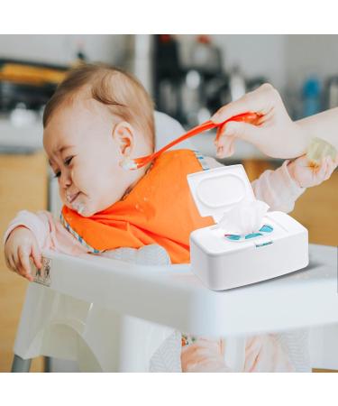 Funmo 2PCS Wet Wipes Dispenser Box - Keep Wipes Fresh at Home, Office, Car - White - Buy Online on SooperMarket.com