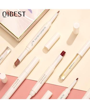 Skynest 8Pcs Matte Lipstick and Lip Liner Pens + 2Pcs Lip Oil Set - Waterproof, High Pigmented Lip Gloss Makeup Gift Set - Buy Online on SooperMarket.com