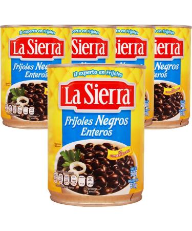 La Sierra Black Whole Beans 560g (Pack 5) / Mexican Canned Black Beans Tinned Vegetables Black Beans Frijoles - Buy Online on SooperMarket.com