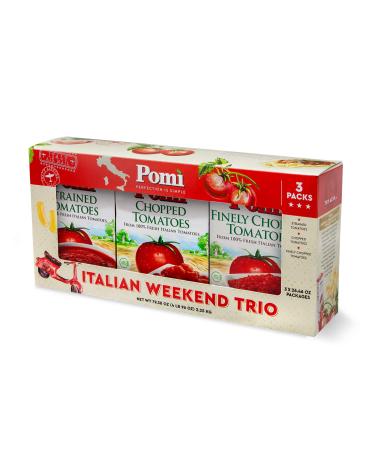 Pom Italian Weekend Trio 79.38oz - Premium Pasta Set for Delicious Italian Meals - Buy Online on SooperMarket.com