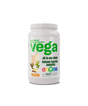 Vega All-in-One Vegan Protein Powder Vanilla Chai (20 Servings) Superfood Ingredients Vitamins For Immunity Support Keto Friendly Pea Protein For Women & Men 874g (Packaging May Vary) Vanilla Chai 20 Servings (Pack of 1)
