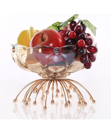 Fruit Basket Bowl Crystal Glass Fruit Bowl Chinese Retro Handmade Transparent Geometric Candy Bowl Home Living Room Kitchen Desktop Decor Fruit Dish Fruit Bowls (Size : C) - Buy Online on SooperMarket.com