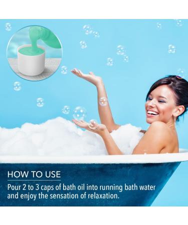 Relaxing Bathing Foam with Essential Peppermint Oil 1000ml | Wellness Aromatherapy & Spa Experience for Good Sleep and Body Care - Buy Online on SooperMarket.com