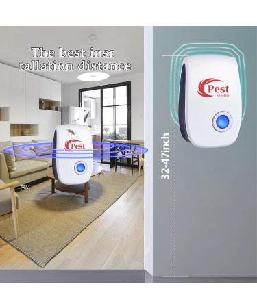 Ultrasound Pest Control 6-Pack | Plug-In Electronic Repeller for Insects Mosquitoes Mice & Cockroaches | International Shipping Available - Buy Online on SooperMarket.com