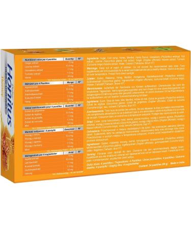 Dabur Honitus Herbal Lozenges - 24 Lozenges | Soothing Honey Flavor for Cough & Sore Throat Relief - Buy Online on SooperMarket.com