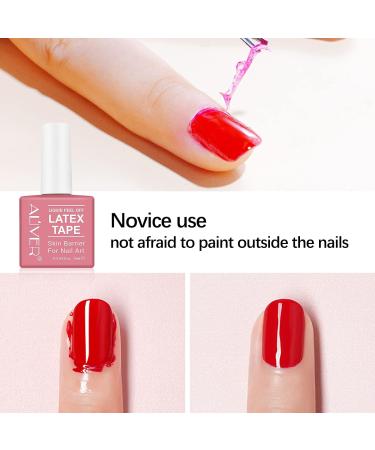 LTYYWBFB Liquid Latex Nails Peel Off Latex Tape for Nails Art Peel Off Cuticle Protector for Nail Painting Skin Barrier Protector for Gel Polish - Fast Drying Odorless Nail Polish Guard 15ML 15 ml (Pack of 1) - Buy Online on SooperMarket.com