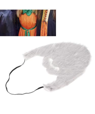Halloween Party Fake Beard - Gray Costume Whiskers for Men | High-Quality Party Supplies - Buy Online on SooperMarket.com
