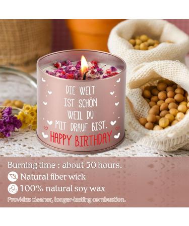 Prstenly Birthday Gift for Women - Unique Metal Candle for Girlfriend Mom Sister & Best Friend - Buy Online on SooperMarket.com