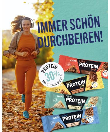 Buy Corny Peanut Caramel Crunch Protein Bars - 30% Protein No Added Sugar Bulk Pack (12x45g) - Ideal for Healthy Snacking & Fitness - Buy Online on SooperMarket.com