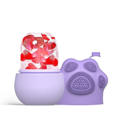 Ice Face Roller Joyeee Silicone Ice Roller For Face and Eyes Puffiness Relief Reusable Face Ice Cubes Migraine Pain Relief Facial Ice Mold Skincare Tools Gifts for Women Beauty