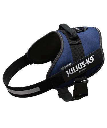Julius-K9 Baby Boys IDC Powerharness Dog Harness Denim 2XL/3