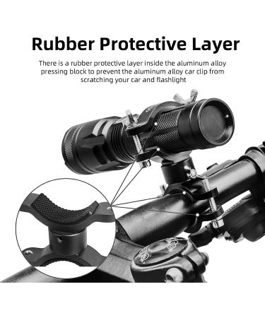 LIGHTFE Bicycle Light Mount Bracket | Aluminum Alloy | Adjustable Fork Special | 360 Rotation | FB366 - Buy Online on SooperMarket.com