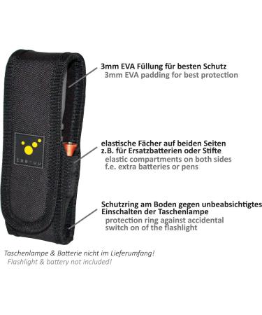 Buy Tee-UU LED Maxi Flashlight Holster | Fits Devices 13-17cm | International Shipping - Buy Online on SooperMarket.com