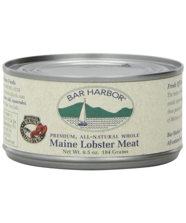 Bar Harbor All Natural Maine Whole Lobster Meat, 6.5-Ounce Cans (Pack of 2)