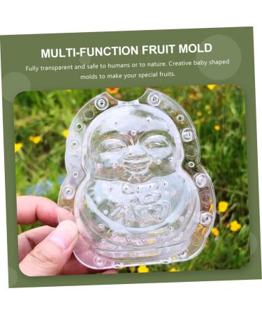 STOBOK 6 Pcs Vegetable Shaping Mold Tool Cucumbers Pear Growth Watermelon Mold Growing Fruit Mold Cute 9x8cm Transparent - Buy Online on SooperMarket.com