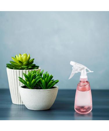 Gvolatee 3 STK 500ml Refillable Spray Bottles - Transparent Plastic Atomizer for Plants Hair and Cleaning - Professional Water Spray Bottle in Pink - Buy Online on SooperMarket.com