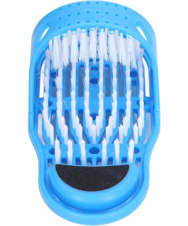 Shower Foot Scrubber for Simple Feet Cleaning Foot Washer for Shower Floor Mat with Suction Cups Removes Dead Skin Improves Relieves Pressure Blue - Buy Online on SooperMarket.com