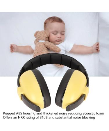 Baby Hearing Protection Earmuffs - Lightweight Durable Foldable & Comfortable Noise Reducing Headphones for Concerts - Yellow - Buy Online on SooperMarket.com