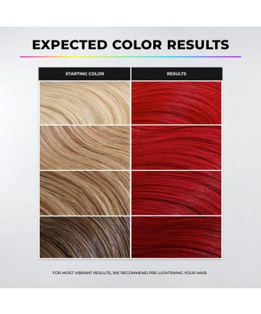 XMONDO Color Fire Red Hair Dye & Mask | Vegan Formula with Bond Boosters & Hyaluronic Acid for Nourishment | 8 Fl Oz | International Shipping Available - Buy Online on SooperMarket.com