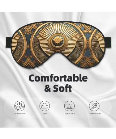 Sun Old Egyptian Timeless Grace Soft Sleep Eye Mask - Breathable Travel Eye Patch for Women | Relax & Rejuvenate - Buy Online on SooperMarket.com