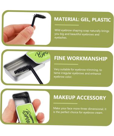 Healeved 3 Sets Natural Mascara Eyebrow Enhancer Gel Makeup Accessory Brow Shaping Soap Eyebrow Soap - Buy Online on SooperMarket.com