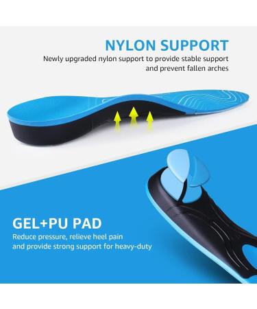3ANGNI Plantar Fasciitis Insoles for Men & Women - Arch Support Orthotics for Foot Pain Relief Flat Feet & High Arch Heavy Duty Support for All-Day Comfort (XS Sizes 3-4.5 Men / 5-6.5 Women - Buy Online on SooperMarket.com