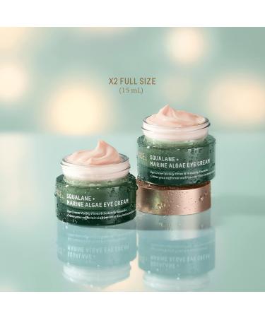 BIOSSANCE Squalane and Marine Algae Eye Cream. Rich Anti-Aging Face Cream Lifts Firms and Smooths Fine Lines and Wrinkles 0.5 ounces - Buy Online on SooperMarket.com