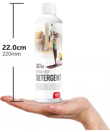 Problem Solved - Spray Mop Detergent Floor Cleaner | Lemon Fragrance | Ready To Use Refill - 500ml Clear - Buy Online on SooperMarket.com