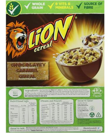 Nestle Lion Caramel and Chocolate Cereals 400g - Pack of 3 - Buy Online on SooperMarket.com